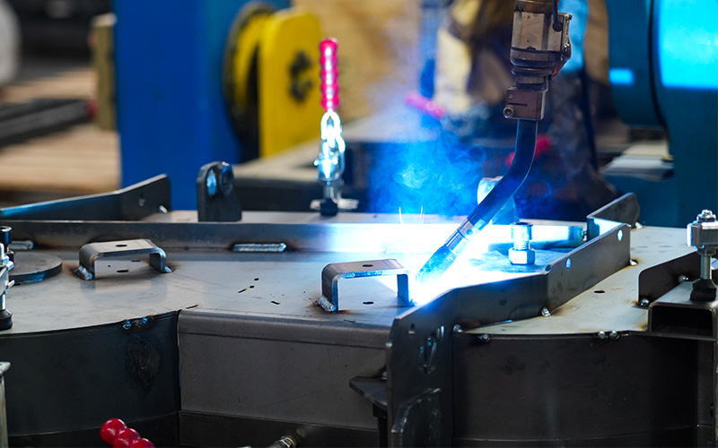 Robotic welding production line Robotic welding production line