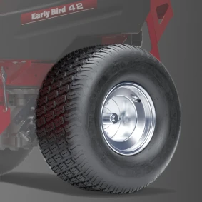 Grass-friendly tires