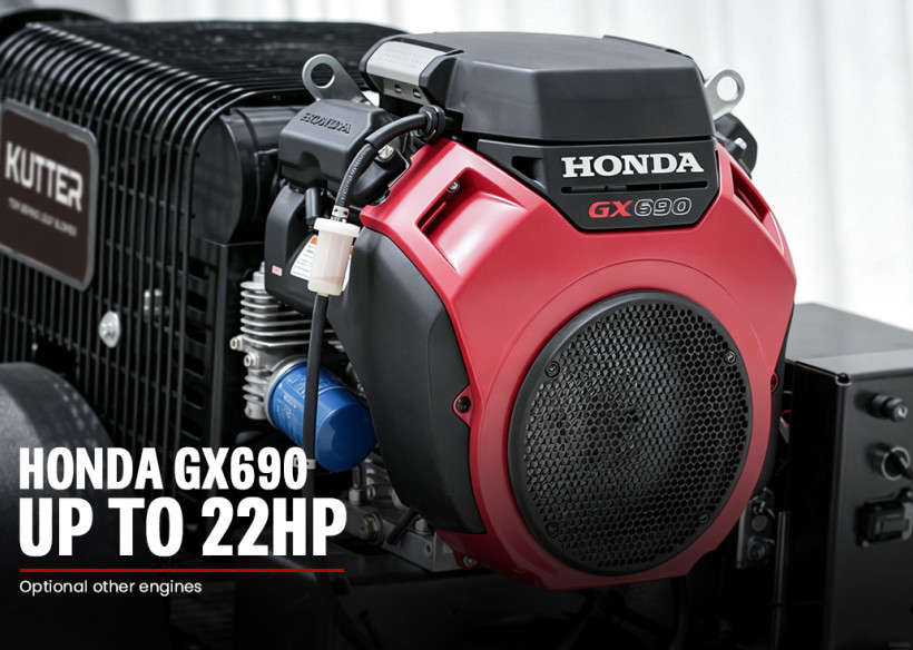 Kutter-Anhänger-Laubbläser-Honda-GX690-22-PS-Motor