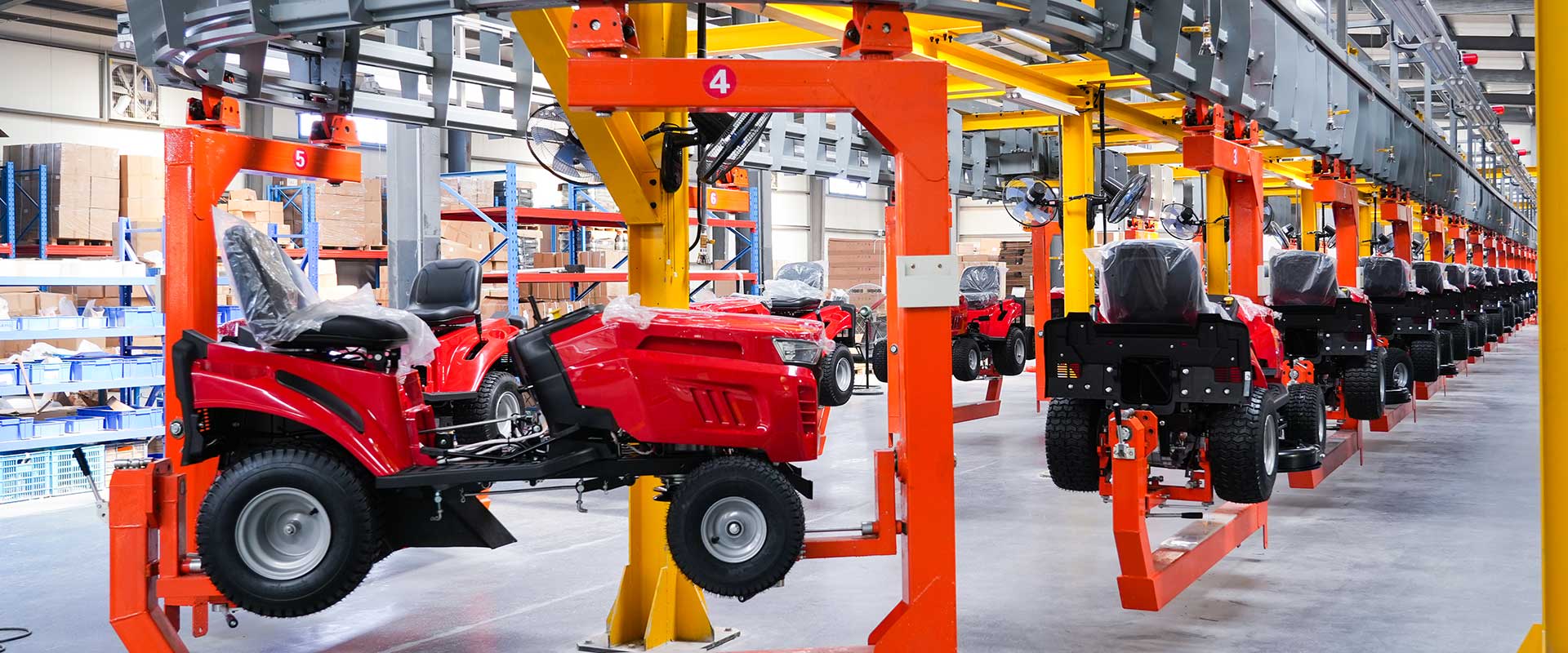Kutter factory assembly line