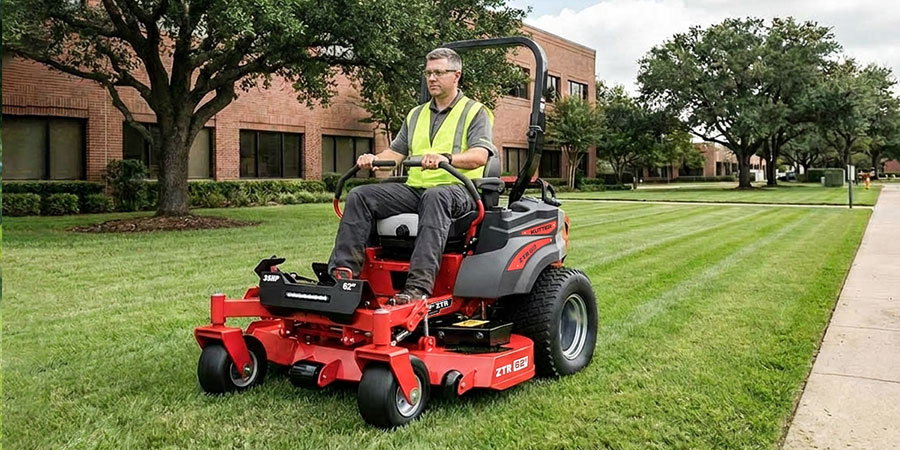 ZTR62 maintaining municipal park ZTR62 maintaining municipal park