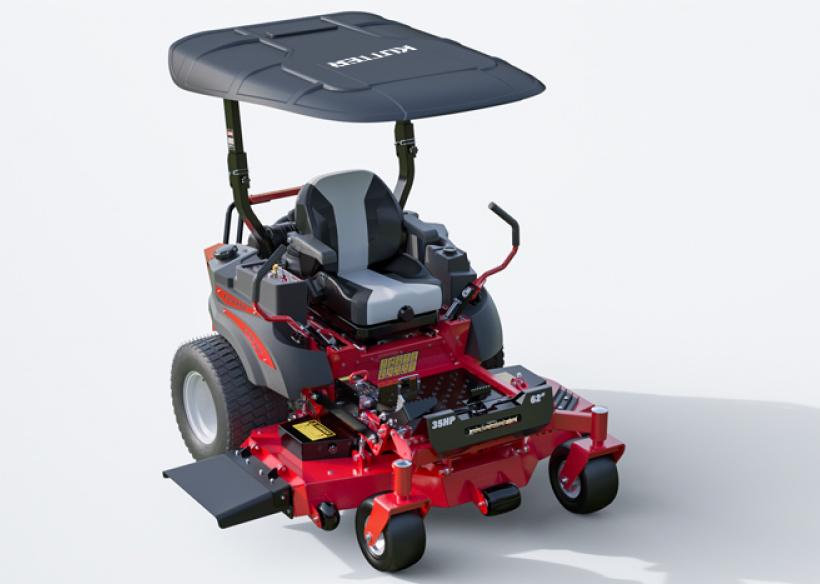 Opis obrazu na wyświetlaczu produktu Parasolka przeciwsłoneczna o zerowym promieniu skrętu